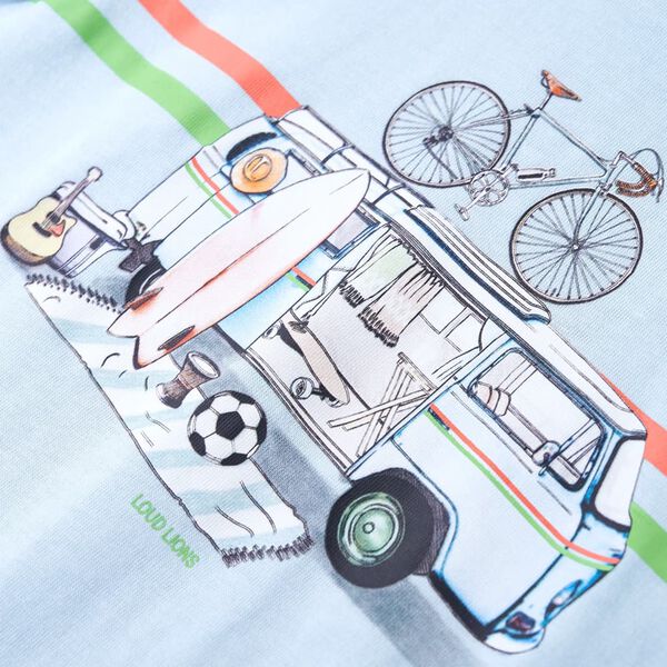 Kinder-T-Shirt Hellblau 104