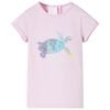 Kinder-T-Shirt Flieder 128