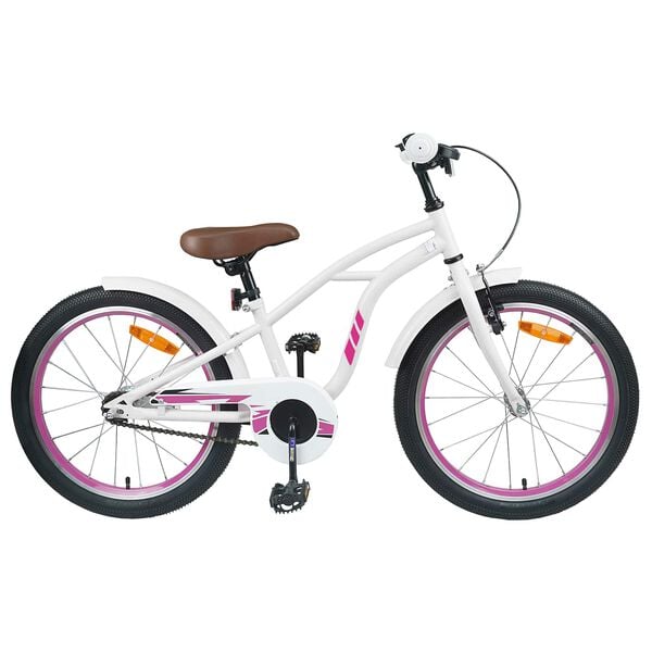 vidaXL Kinderfahrrad 20 Zoll f&uuml;r 6-11 Jahre alt Wei&szlig;