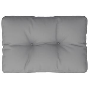 vidaXL Palettenkissen Grau 50x40x12 cm Stoff