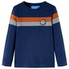 Kinder-Langarmshirt Marineblau 92