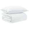 vidaXL Bettw&auml;sche-Set 2 stk. 135 x 200 cm Winter Bambus Wei&szlig;