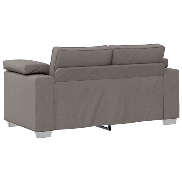 vidaXL Sofa 120cm Taupe Stoff