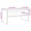vidaXL TV-Schr&auml;nk Artisan-Eiche 80 x 35 x 40 cm Holzwerkstoff