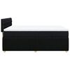 vidaXL Boxspringbett mit Matratze Schwarz 140x190 cm Stoff