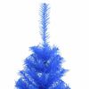 vidaXL K&uuml;nstlicher Weihnachtsbaum mit St&auml;nder Blau 120 cm PVC