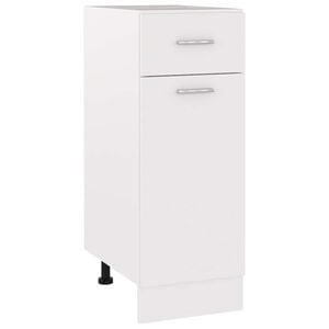 vidaXL Schubunterschrank Lyon Wei&szlig; 30x46x81,5 cm Holzwerkstoff