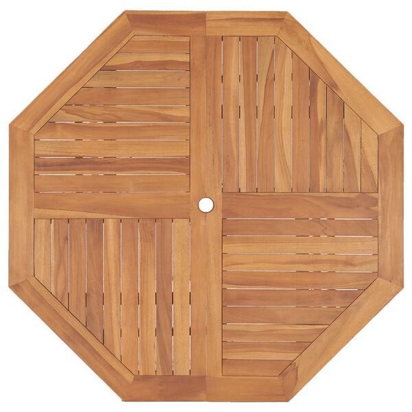 vidaXL Gartentisch 120x120x75 cm Massivholz Teak