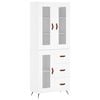 vidaXL Highboard Wei&szlig; 69,5x34x180 cm Holzwerkstoff