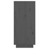 vidaXL Sideboard Grau 60x34x75 cm Massivholz Kiefer