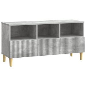 vidaXL TV-Schr&auml;nk Betongrau 102 x 34,5 x 50 cm Holzwerkstoff