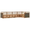 vidaXL Outdoor-Sofagarnitur 5 pcs Natur Massivholz Akazie