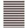 vidaXL Zebra-Rollo 140,9 x 175 cm, Stoffbreite 136,7 cm, Kaffeebraun