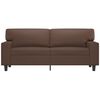vidaXL 2-Sitzer-Sofa Braun 140 cm Kunstleder