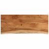 vidaXL Tischplatte 110x40x3,8cm Rechteckig Massivholz Akazie Baumkante