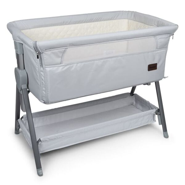 Baninni Baby Zustellbett Elia 92x55x82 cm Hellgrau