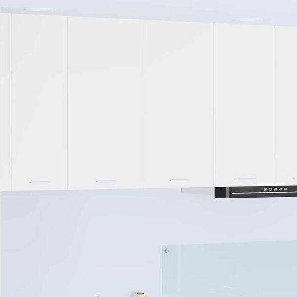 vidaXL H&auml;ngeschrank mit Speicher Wei&szlig; 80 x 31 x 80 cm Holzwerkstoff