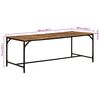 vidaXL Esstisch 200x100x75 cm Raues Massivholz Mango
