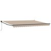 vidaXL Markise Beige 450 x 300 x 165 cm Polyester und Metall
