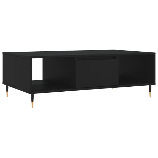 vidaXL Couchtisch Schwarz 104x60x35 cm Holzwerkstoff