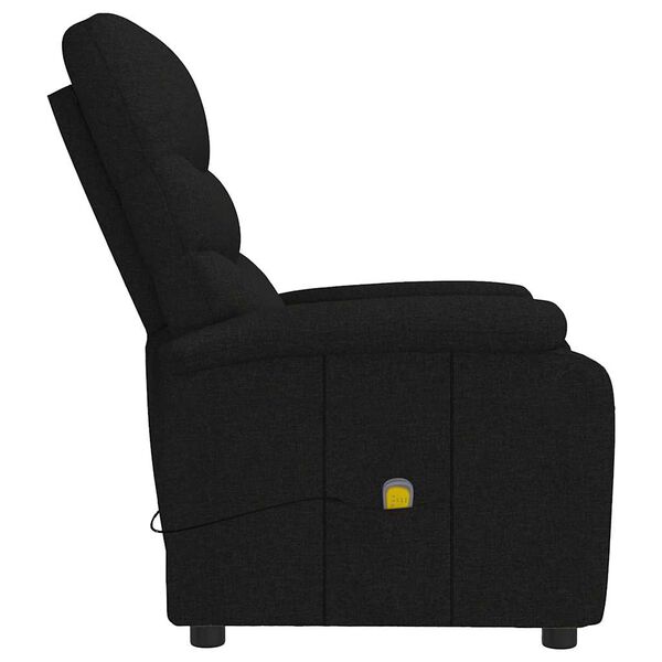 vidaXL Massagesessel Schwarz Stoff