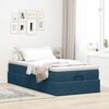 vidaXL Ottoman-Bett mit Matratze Dunkelblau 90x190 cm Samt