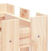 vidaXL Hochbeet Lattenzaun-Design 100x30x30 cm Massivholz Kiefer