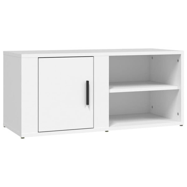vidaXL TV-Schrank Wei&szlig; 80x31,5x36 cm Holzwerkstoff