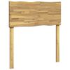 vidaXL Kopfteil mit Live Edge ROSTOCK Wei&szlig; 100 cm Massivholz Akazie