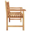 vidaXL Gartenbank Braun 114 x 60 x 90 cm Massivholz Teak