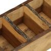vidaXL Tablett 4 pcs Braun 30 x 14 x 9 cm Massives upgecyceltes Holz