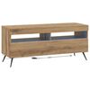 vidaXL LED-TV-Schrank Altholz Holzwerkstoff