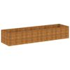 vidaXL Hochbeet 386x100x69 cm Cortenstahl