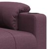 vidaXL Massagesessel Elektrisch Lila Stoff