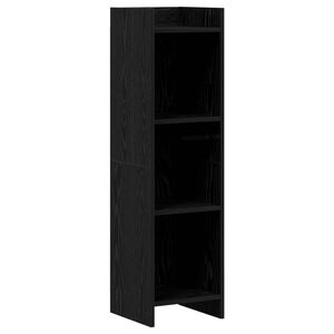 vidaXL B&uuml;cherregal Schwarze Eiche 30 x 30 x 111 cm Holzwerkstoff