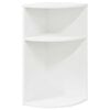 vidaXL Beistelltisch Wei&szlig; 29,6 x 29,6 x 60 cm Holzwerkstoff