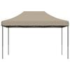 vidaXL Party-Zelt Taupe 279 x 410 x 315 cm Oxford-Stoff