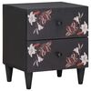 vidaXL Nachttisch Braun 40 x 33,5 x 46 cm Massivholz Mango