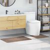 vidaXL Anti-Rutsch Badematten-Set 2 pcs Braun PP