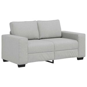 vidaXL 2-Sitzer-Sofa Wolkengrau 120 cm Stoff