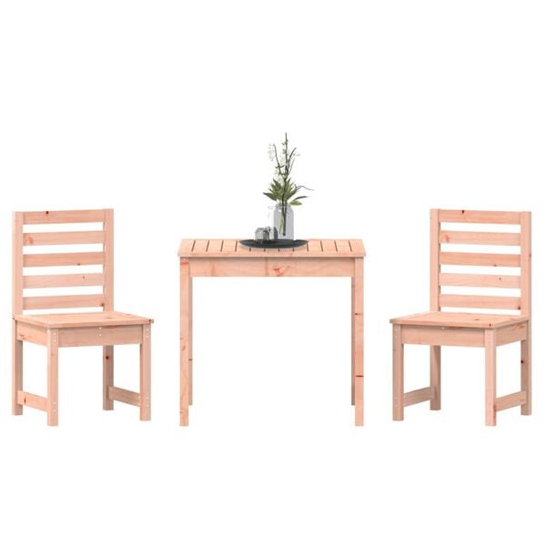 vidaXL 3-tlg. Garten-Bistro-Set Massivholz Douglasie