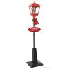 vidaXL Weihnachts-Stra&szlig;enlampe mit Weihnachtsmann 180 cm LED