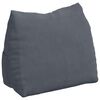 vidaXL R&uuml;ckenkissen Dunkelgrau 60 x 20 x 50 cm Cordstoff