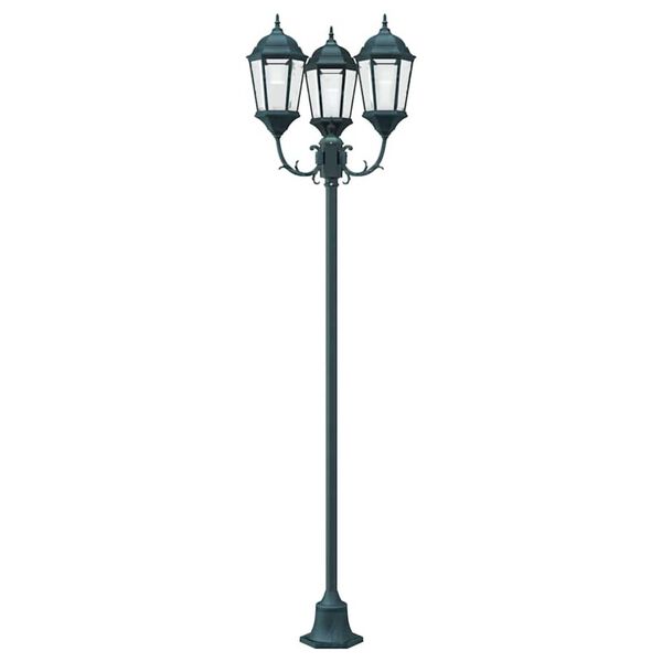 vidaXL Garten-Licht Vintage geb&uuml;rstetes Gr&uuml;n 57 x 49 x 241 cm