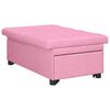 vidaXL Schlafsofa Ausziehbar Rosa 194 x 50 x 82 cm Stoff
