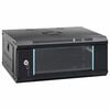 vidaXL Netzwerkschrank mit Speicher Schwarz 53 x 45 x 21 cm Stahl