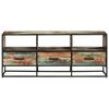 vidaXL TV-Schrank 110x30x45 cm Altholz Massiv