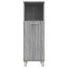 vidaXL Badschrank Grau Sonoma 30x30x95 cm Holzwerkstoff