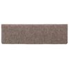 vidaXL Stufenmatten Selbstklebend 30 Stk. 65x21x4 cm Beige Rechteckiger Rand