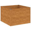 vidaXL Hochbeet 100x100x69 cm Cortenstahl